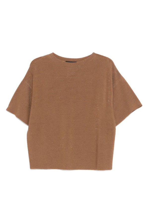 Fabiana Filippi Wool And Cotton Sweater - Brown