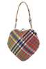 Vivienne Westwood Embroidered Fabric Belle Heart Frame Handbag - Multi - Thumbnail 2