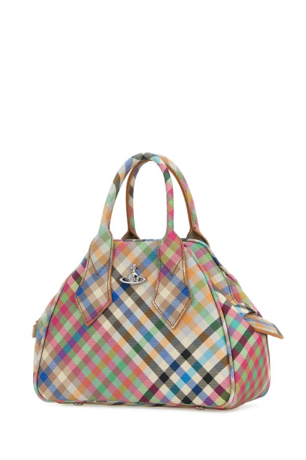 Vivienne Westwood Printed Canvas Small Yasmine Handbag - Heatherplaid