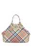 Vivienne Westwood Printed Canvas Medium Yasmine Handbag - Heather Plaid - Thumbnail 1