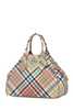 Vivienne Westwood Printed Canvas Medium Yasmine Handbag - Heather Plaid - Thumbnail 2