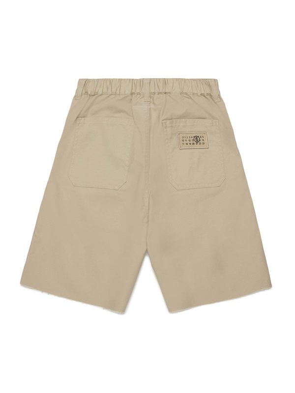 KIDS MM6 Maison Margiela Bermuda Shorts - Beige