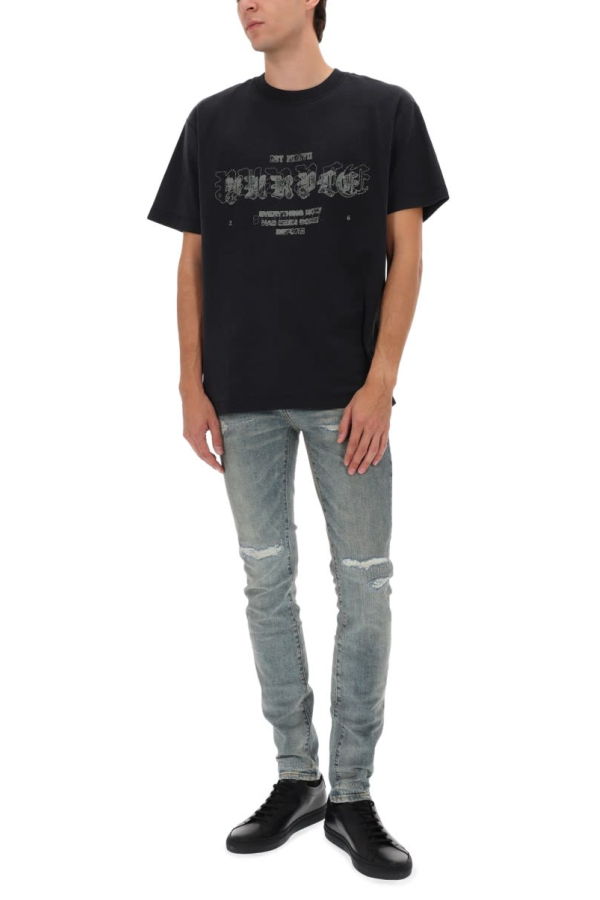 PURPLE Purple Brand Logo T-Shirt - Black