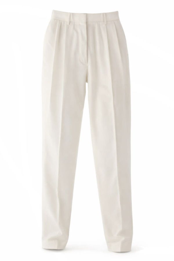 Fabiana Filippi Wool Pantalone Pants - Ivory