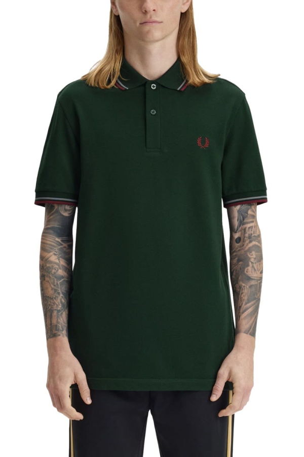 Fred Perry Polo With Logo Polo Shirt - Green