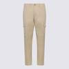 Etro Beige Cotton Pants - Sand - Thumbnail 1