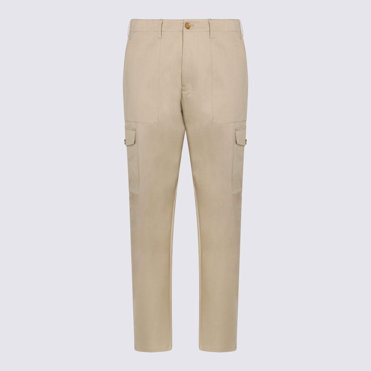 Etro Beige Cotton Pants - Sand - Image 1 of 4