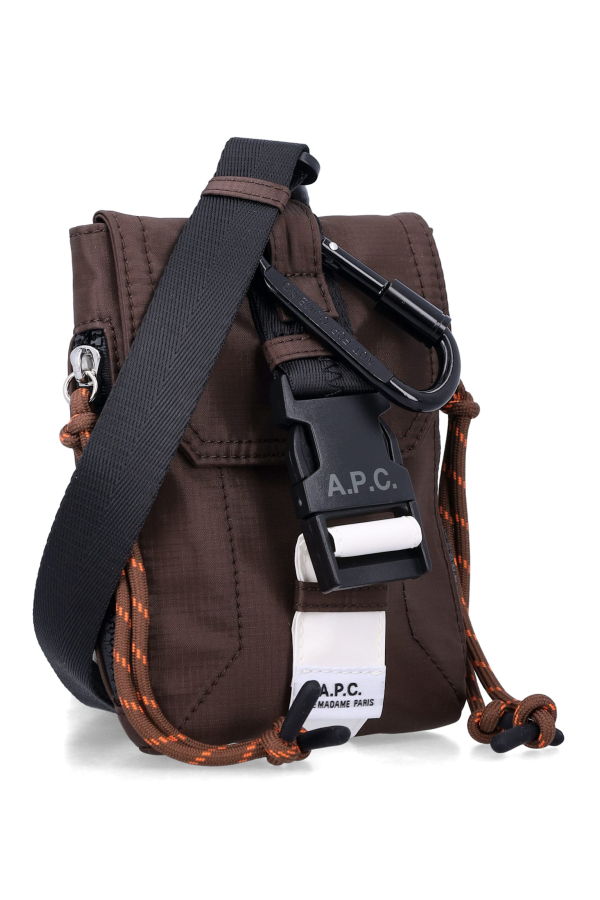 A.P.C. Treck Crossbody Pouch Shoulder Bag - Brown