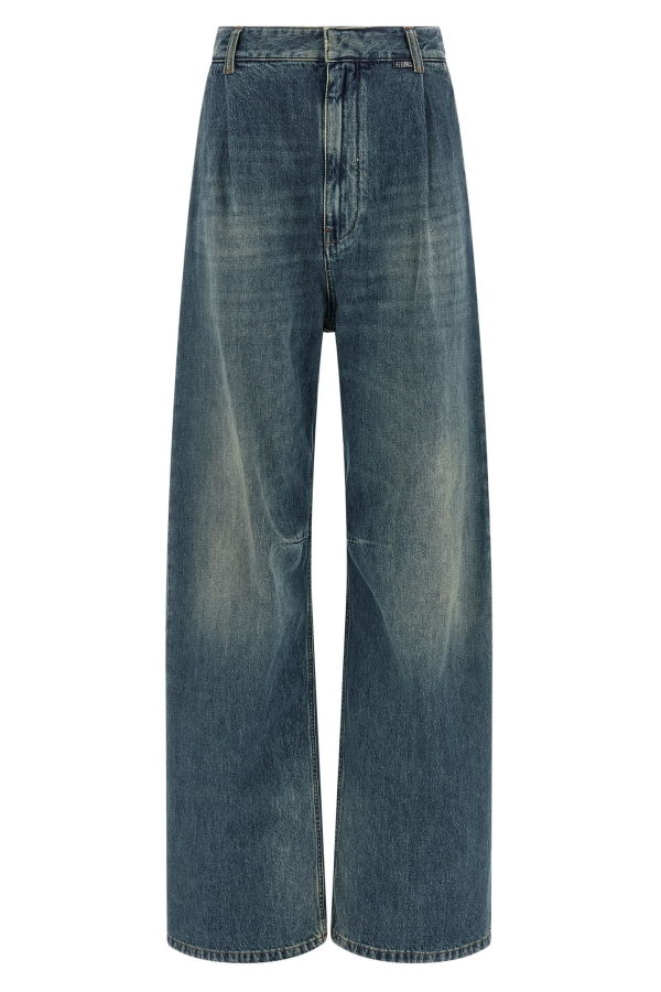 MM6 Maison Margiela Wide Leg Jeans - Blue