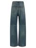 MM6 Maison Margiela Wide Leg Jeans - Blue - Thumbnail 2