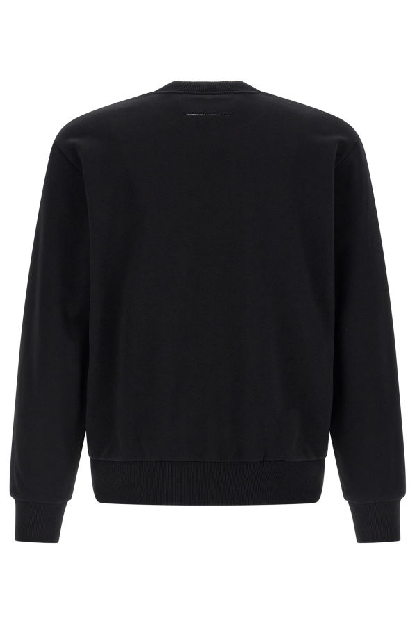 MM6 Maison Margiela Numeric Signature MM6 Spray Sweatshirt - Black
