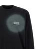 MM6 Maison Margiela Numeric Signature MM6 Spray Sweatshirt - Black - Thumbnail 3