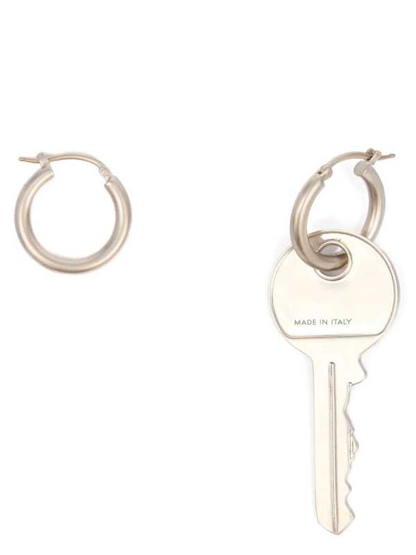 MM6 Maison Margiela Earring Key Earrings - Silver