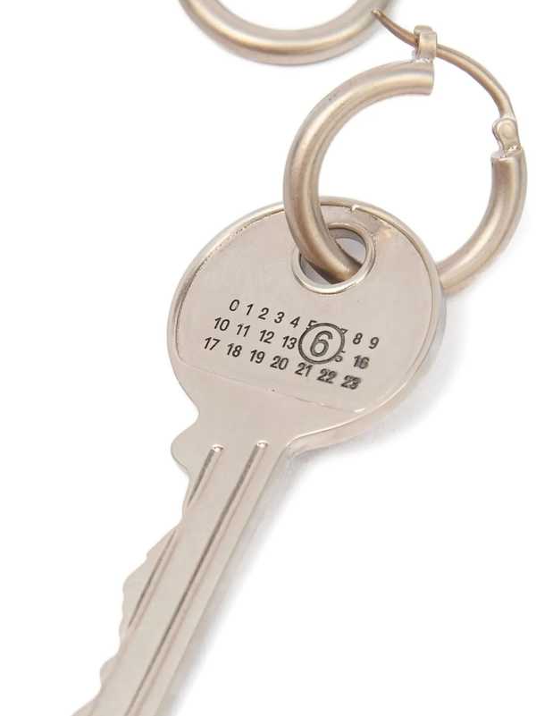 MM6 Maison Margiela Earring Key Earrings - Silver