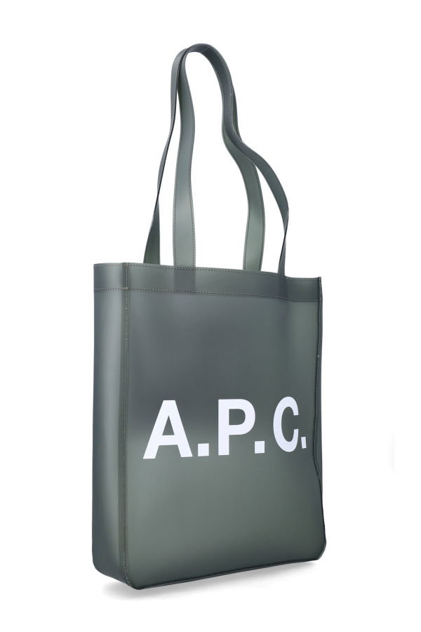 A.P.C. Transparent Lou Tote Bag - Khaki