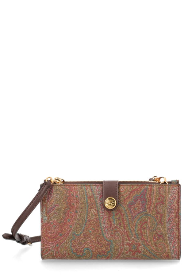 Etro Arnica Shoulder Wallet Shoulder Bag - Brown