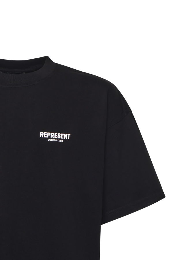Represent Owners Club Cotton T-Shirt - Black
