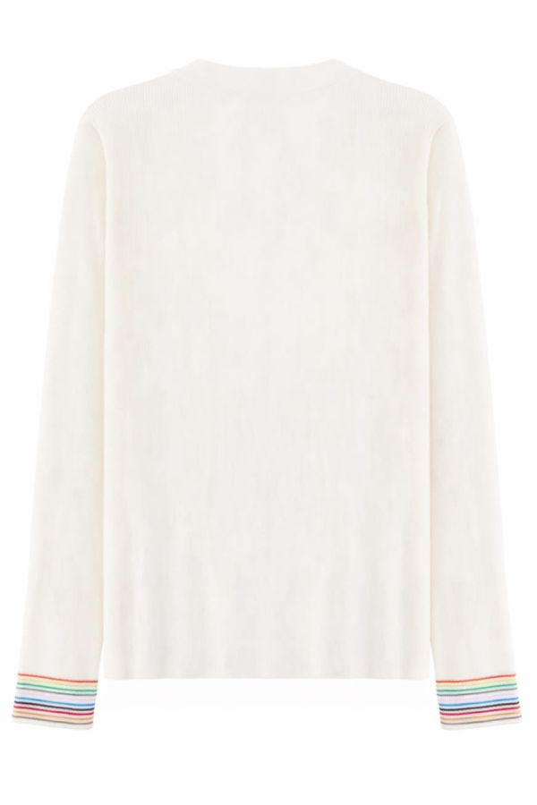 PAUL SMITH V-Neck Sweater - White