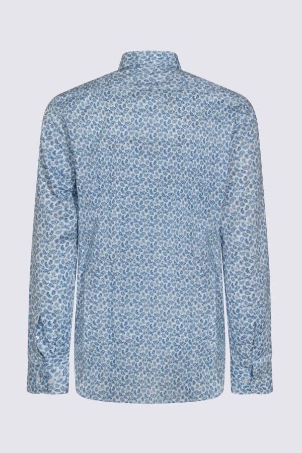 Etro Blue Cotton Shirt - Blue