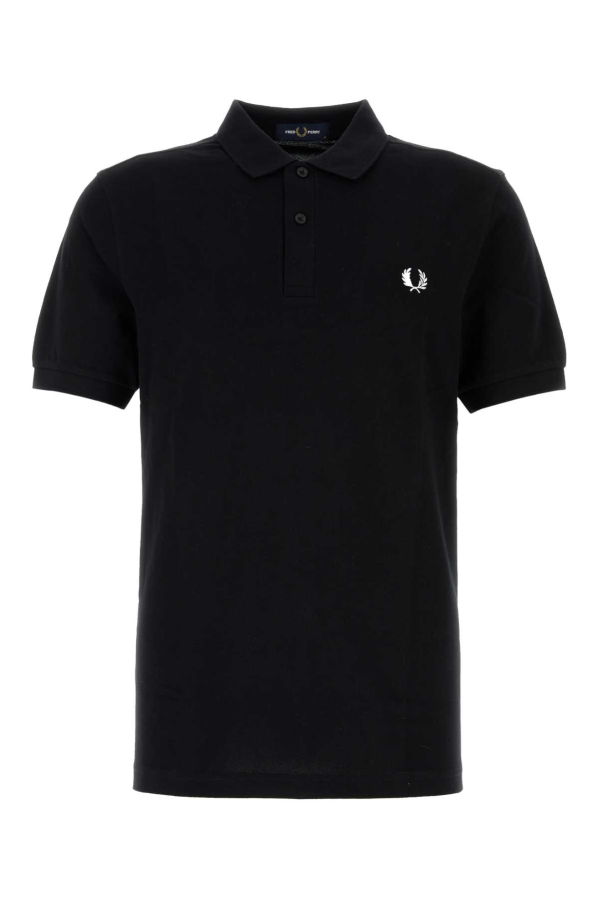 Fred Perry Piquet Polo Shirt - Black