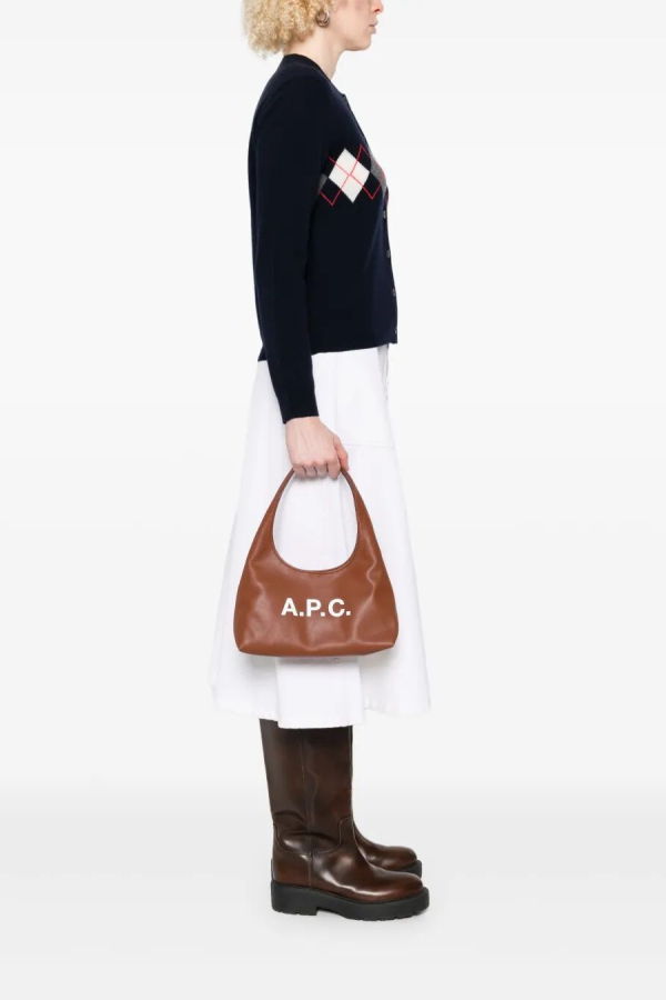 A.P.C. Baby Ninon Shoulder Bag - Cad Hazelnut