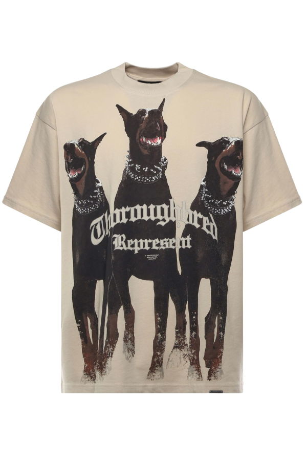 Represent Thoroughbred Cotton T-Shirt - Vintage White