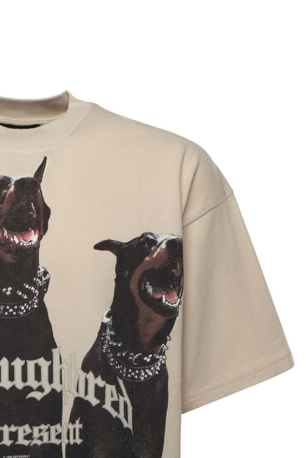 Represent Thoroughbred Cotton T-Shirt - Vintage White