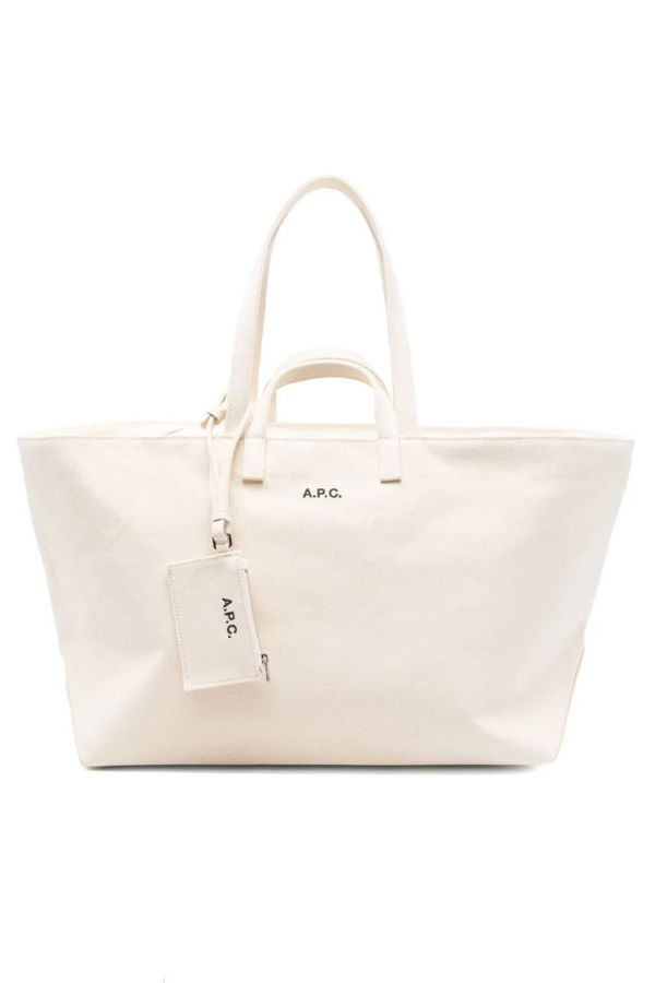 A.P.C. Le Drummer Toile Tote - Aad Ecru