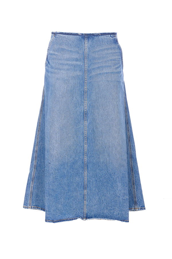 ALEXANDER WANG Low-Rise A-Line Skirt - Blue