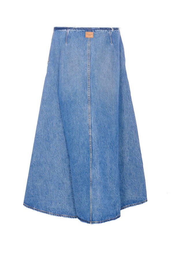 ALEXANDER WANG Low-Rise A-Line Skirt - Blue