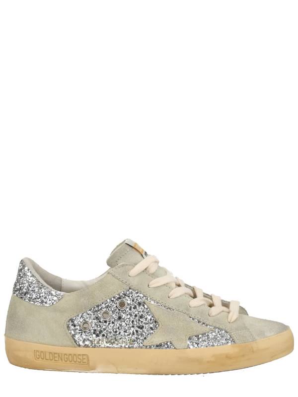 Golden Goose Super-Star Sneakers - Gray Golden Goose Super-Star Sneakers - Gray