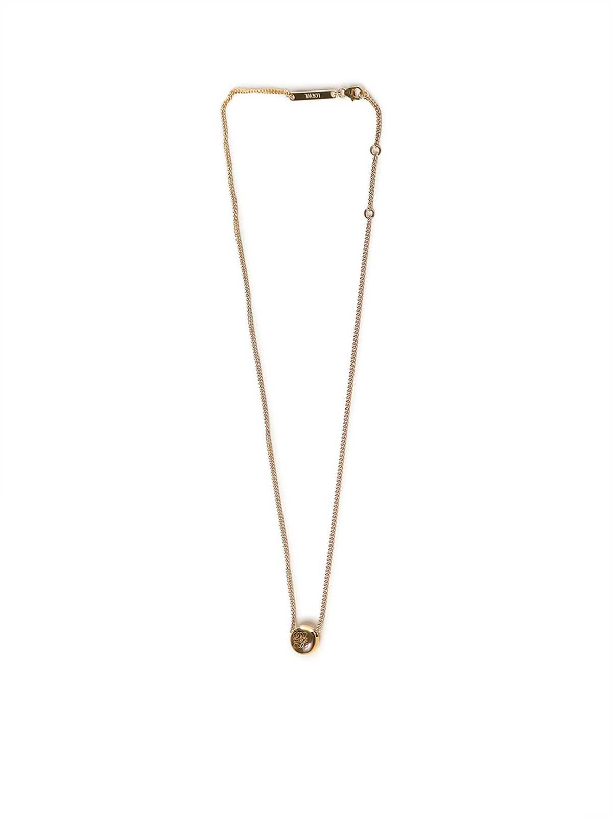 LOEWE Pebble Necklace - Gold - Image 1 of 3