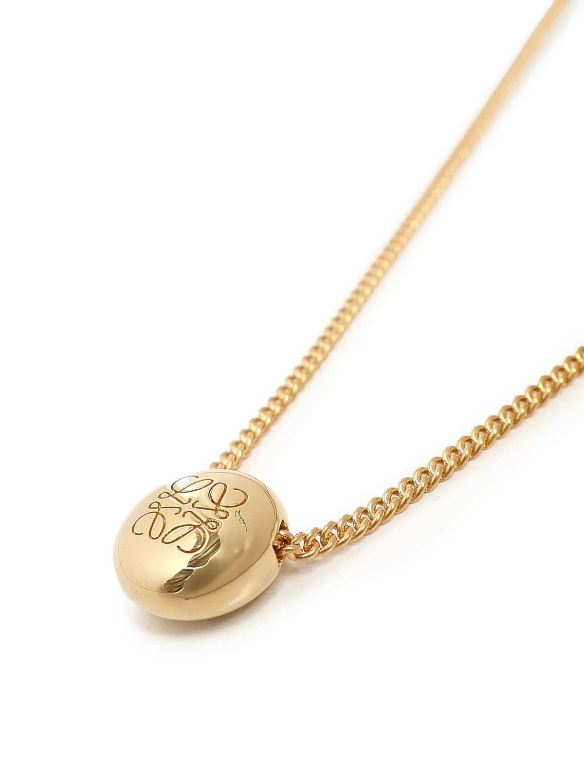 LOEWE Pebble Necklace - Gold - Image 3 of 3