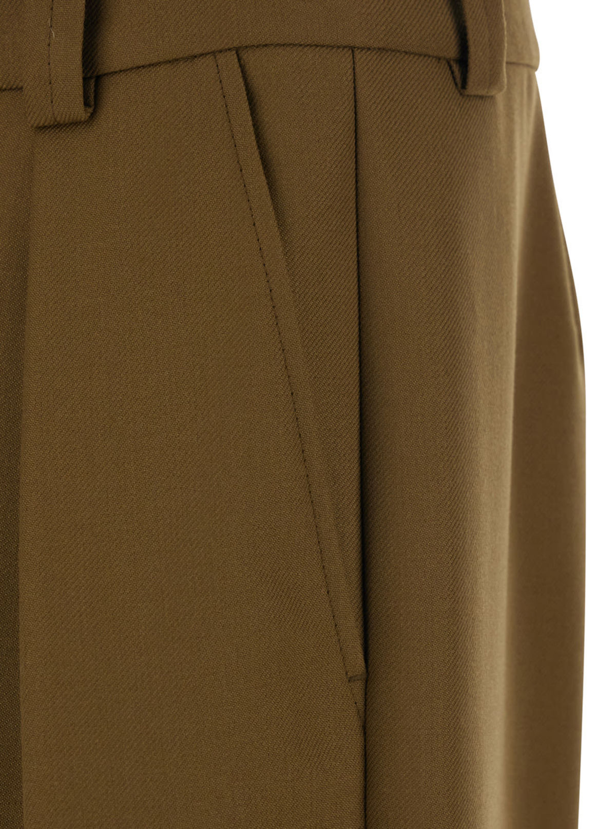 A.P.C. Renato Wool-Blend Pants - Brown - Image 3 of 3