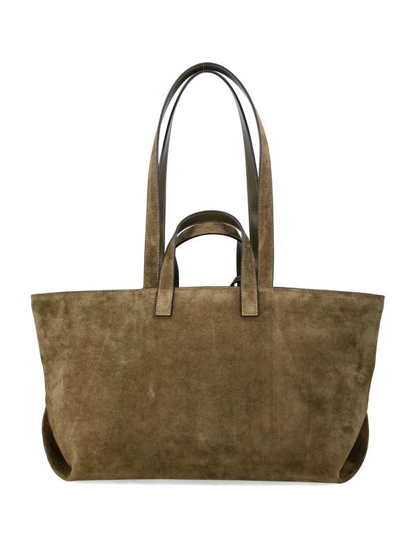 A.P.C. Le Drummer Suede Bag - Dark Khaki