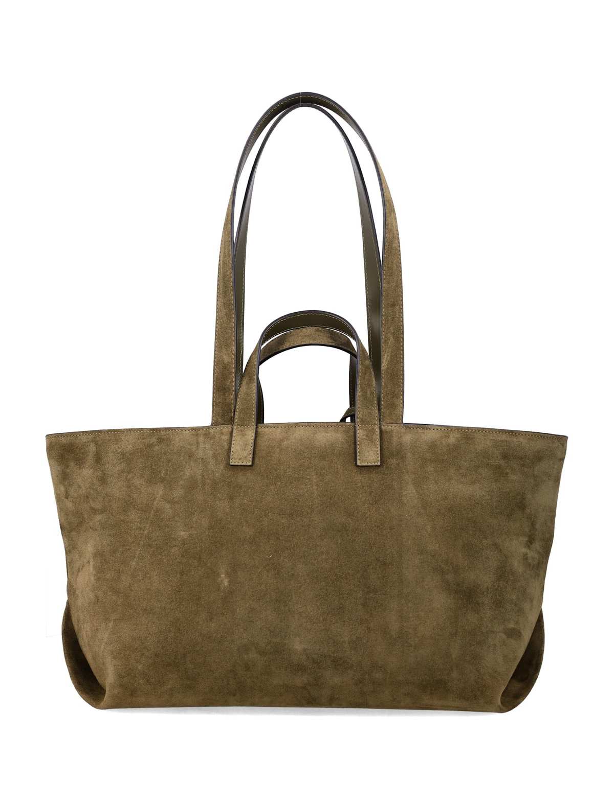 A.P.C. Le Drummer Suede Bag - Dark Khaki - Image 3 of 3