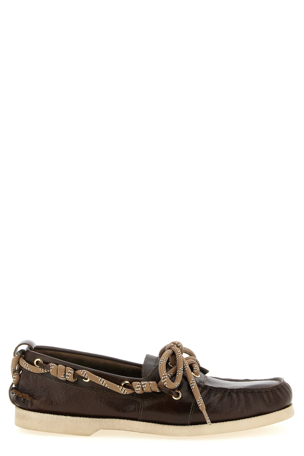 Golden Goose Boat Loafers Shoes - Brown