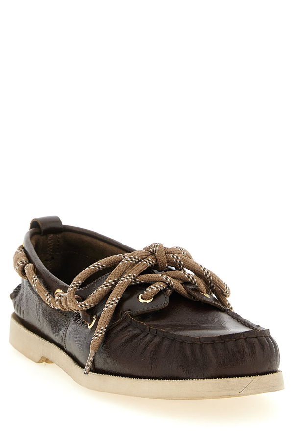 Golden Goose Boat Loafers Shoes - Brown