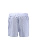 Ami Alexandre Mattiussi Striped Cotton Bermuda Shorts - Bleu Cachemire/ Blanc - Thumbnail 2