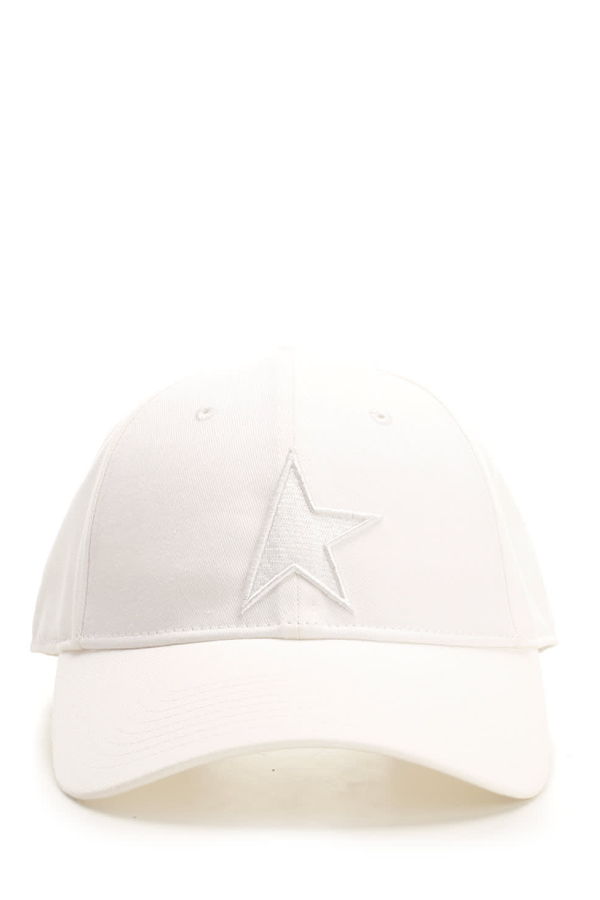 Golden Goose White Baseball Cap - White