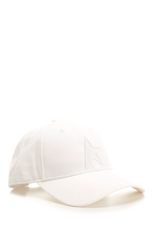 Golden Goose White Baseball Cap - White