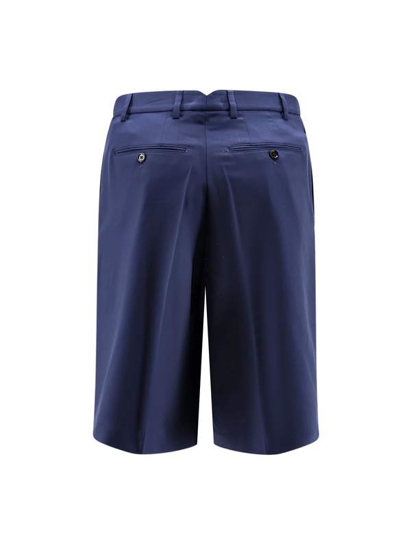 Ami Alexandre Mattiussi Virgin Wool Shorts - Encre