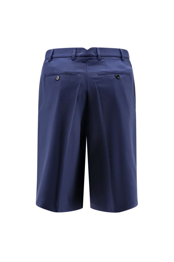 Ami Alexandre Mattiussi Virgin Wool Shorts - Encre