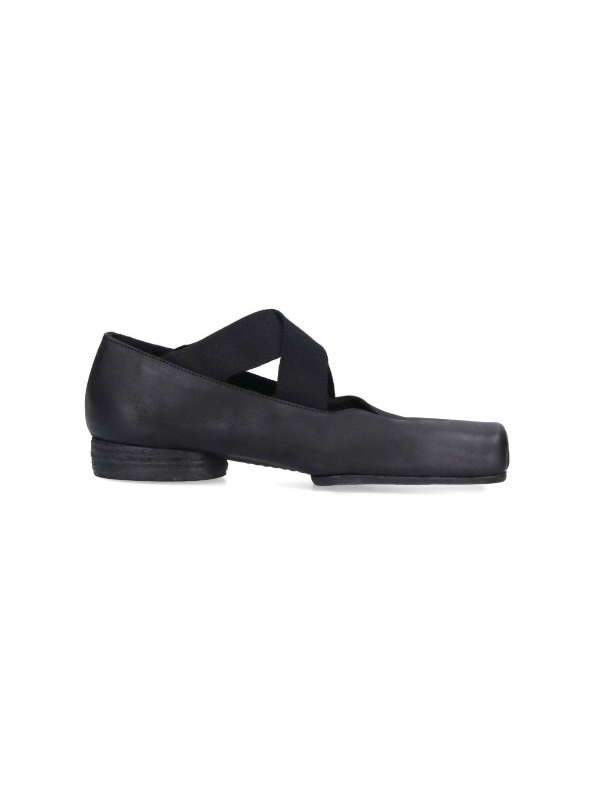 Uma Wang Heeled Ballet Flats - Black | Garmentory