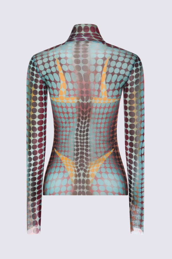 Jean Paul Gaultier Colorful Top - Blue/Purple/Yellow