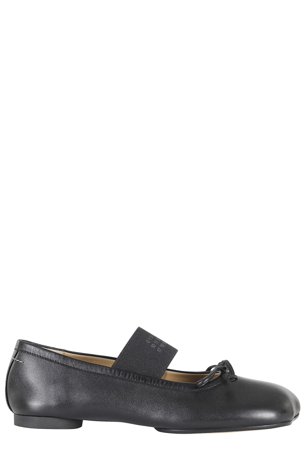 MM6 Maison Margiela Ballet Shoe Flat Shoes - Black