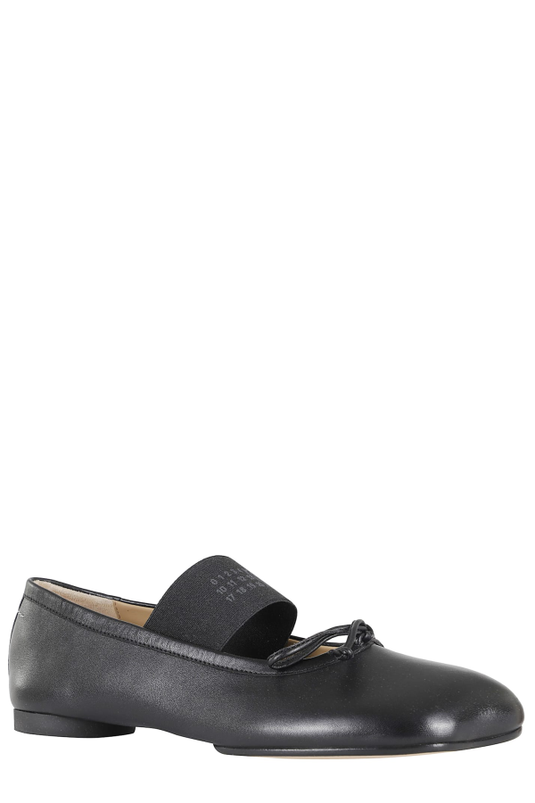 MM6 Maison Margiela Ballet Shoe Flat Shoes - Black