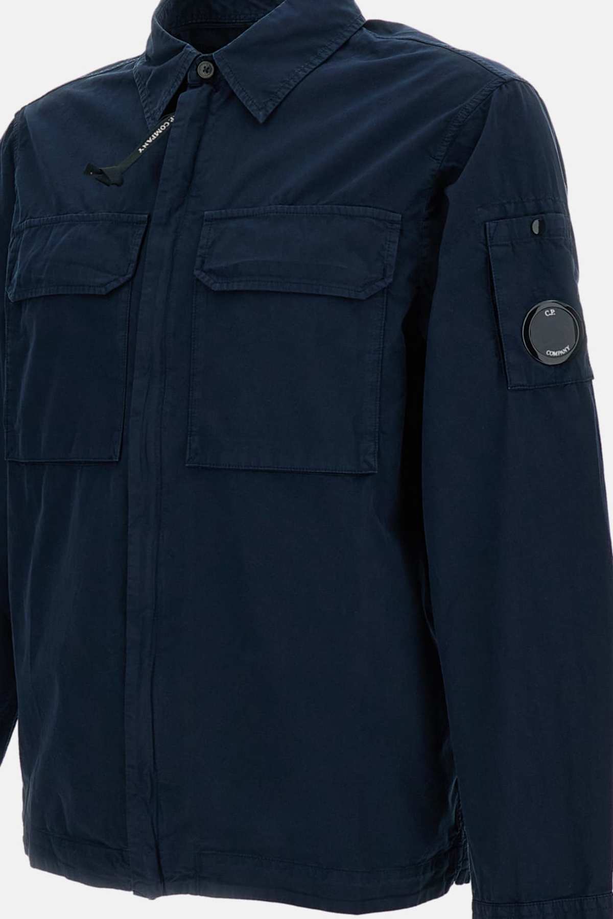 C.P. Company Zip Shirt Jacket - Blue - Image 3 of 3