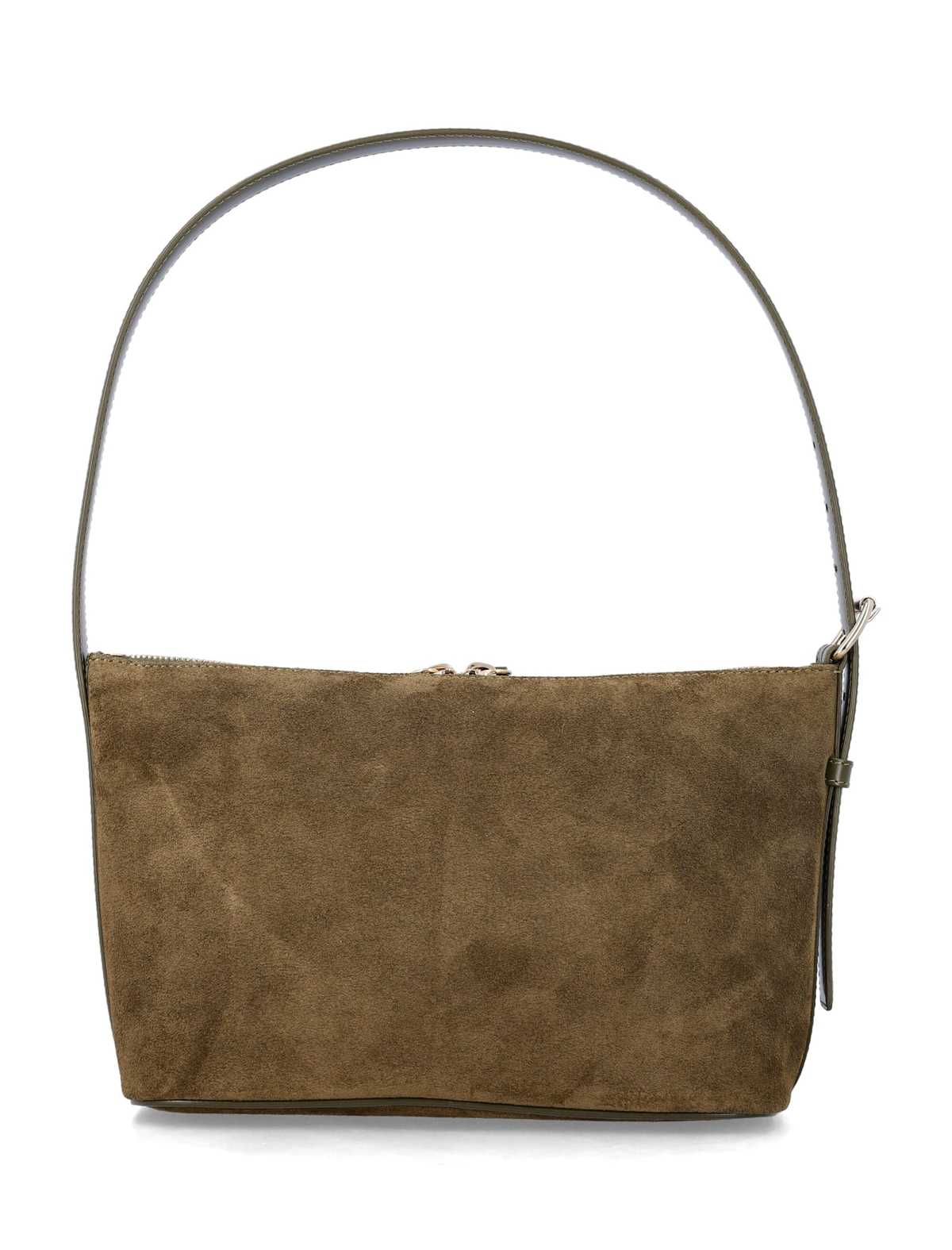 A.P.C. Vera Suede Shoulder Bag - Dark Khaki - Image 3 of 3