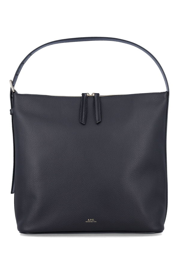 A.P.C. Vera Leather Shoulder Bag - Black
